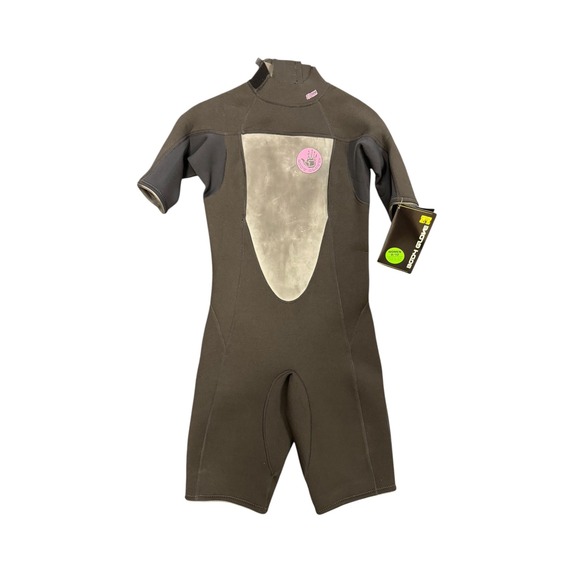 Body Glove Other - Body Glove Wetsuit Womens 9/10 Black Gray NEW 2/1mm Short Sleeve Back Zip